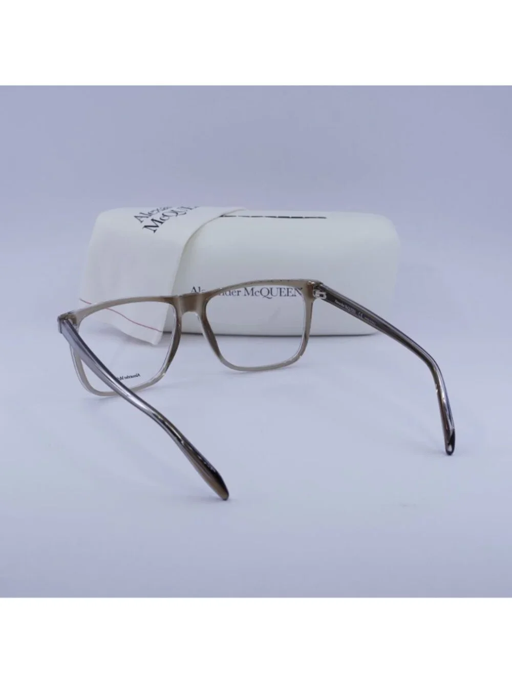Alexander McQueen AM0247O 002 Square Eyeglasses